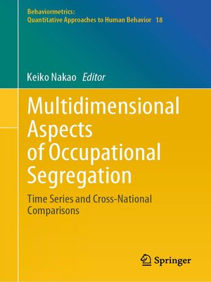 cover image of Multidimensional Aspects of Occupational Segregation